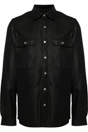 Rick Owens Outershirt leather shirt jacket