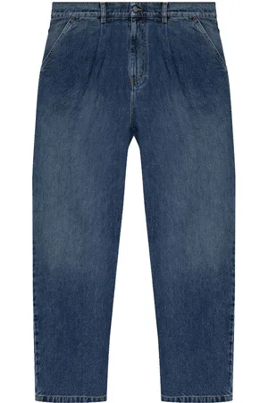 Moschino Wide-leg cotton jeans