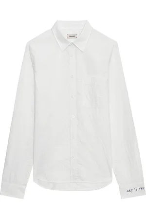 Zadig & Voltaire Stan crinkled poplin shirt