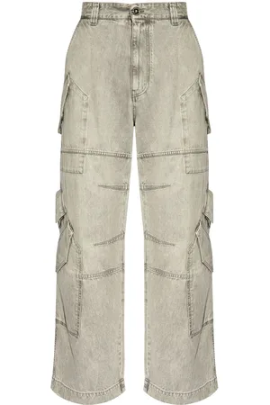 VERSACE Wide-leg cargo jeans