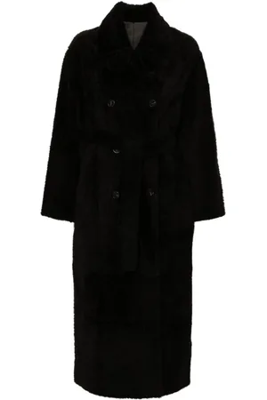 YVES SALOMON Double-breasted coatq