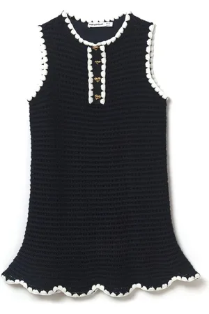 Self-Portrait Mini crochet dress