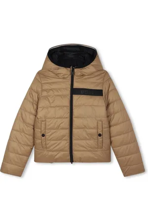 HUGO BOSS Logo-appliqué reversible padded jacket