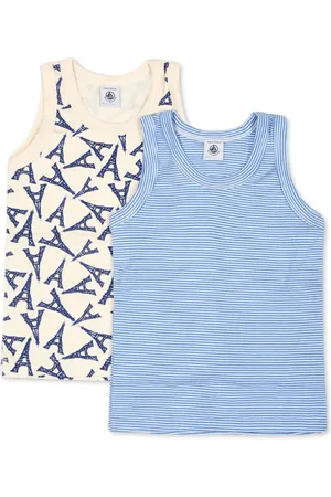 Petit Bateau Organic cotton tank top (set of two)