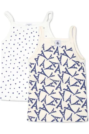 Petit Bateau Organic cotton tank top (set of two)