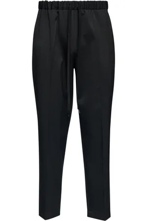 Maison Margiela Drawstring tailoring wool trousers