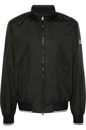 EA7 Logo-print lightweight jacket