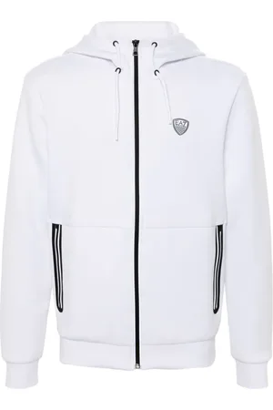 EA7 Rubberised logo hoodie