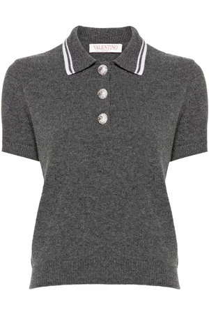 VALENTINO GARAVANI Striped-edge polo shirt