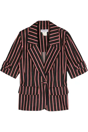 Saint Laurent 1980s striped cotton blazer