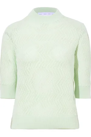 Proenza Schouler Nicola pointelle-knit cotton top