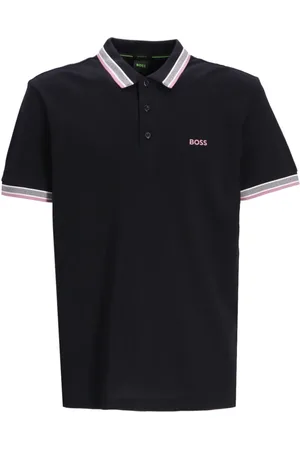 HUGO BOSS Logo-embroidered cotton polo shirt