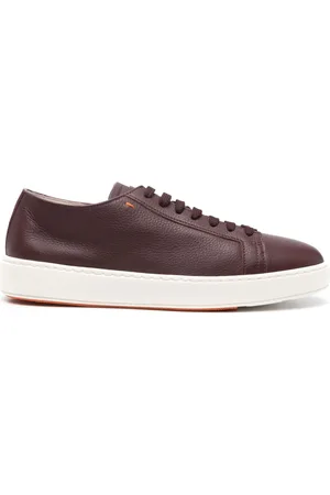 santoni Leather sneakers