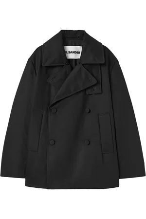Jil Sander Double-breasted cotton coat