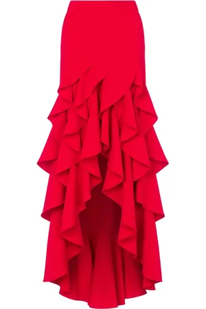 Moschino Tiered asymmetric skirt