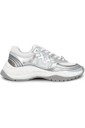 Pinko Glammy 04 metallic-effect sneakers
