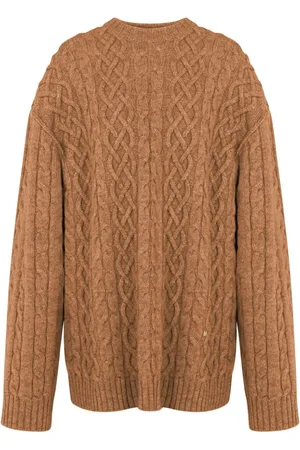Moschino Cable-knit virgin-wool jumper