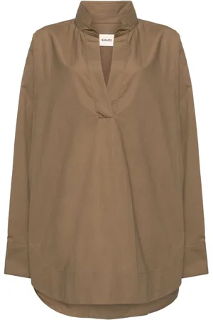 Khaite The Tito poplin top