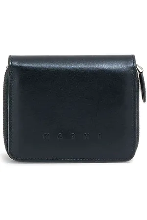 Marni Logo-embossed leather wallet