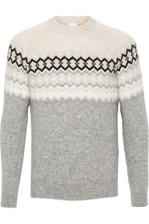 ELEVENTY Patterned jacquard sweater