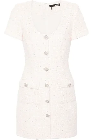 ROTATE Bouclé mini dress