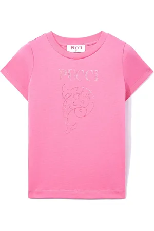 PUCCI Junior Logo-print cotton T-shirt