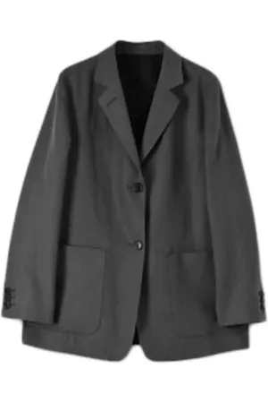 MARGARET HOWELL Single-breasted linen blazer