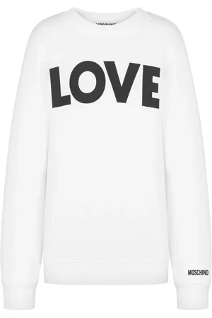 Moschino Logo-print cotton sweatshirt