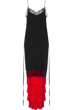 Moschino Lace-panel knitted dress