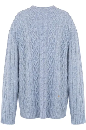 Moschino Cable knit virgin wool jumper