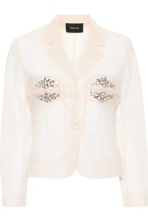 Simone Rocha Crystal-embellished shirt