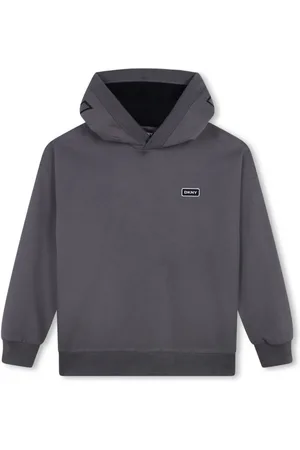 DKNY Logo-appliqué hoodie