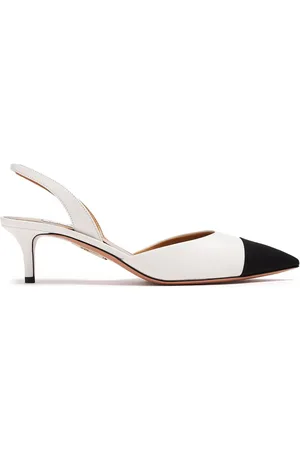 Aquazzura Two-tone leather pumps