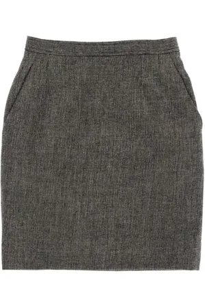 Saint Laurent 1980s wool pencil skirt
