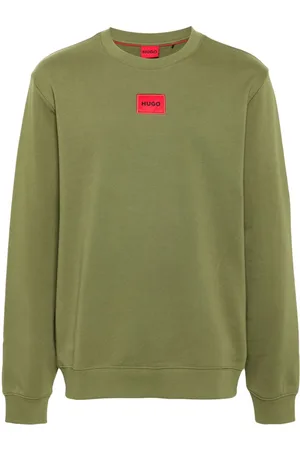 HUGO BOSS Logo-patch sweatshirt