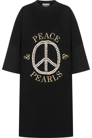 Moschino Logo-print cotton dress