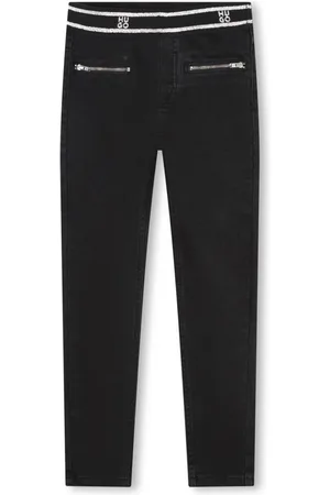 HUGO BOSS Logo-trim jeggings