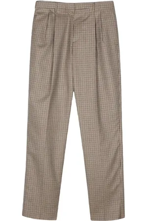 LARDINI Check-pattern trousers