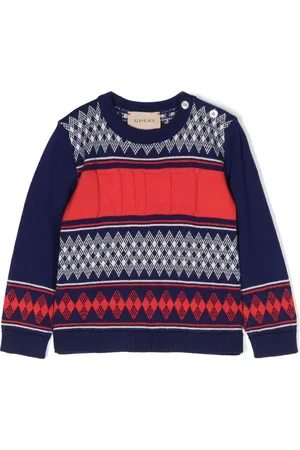 Gucci Pattern-jacquard wool jumper