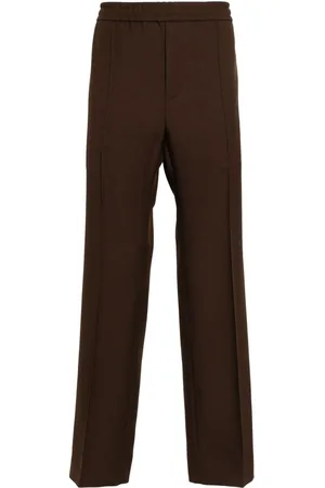 Gucci Stripe-detail cotton trousers