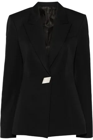 The Attico Single-breasted virgin-wool blazer