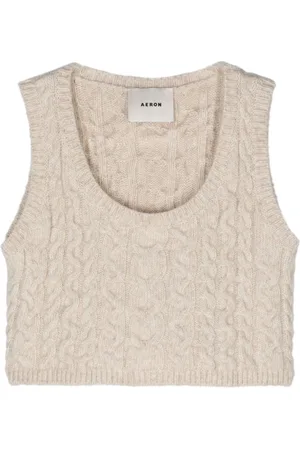 AERON Chancery cable-knit vest