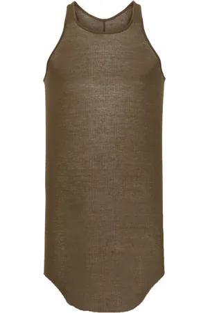 Rick Owens Fine-ribbed tank top
