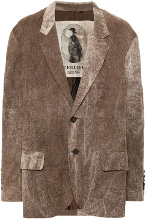 ZIGGY CHEN Single-breasted embroidered blazer