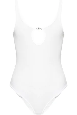 Diesel Ufby logo-plaque ribbed bodysuit