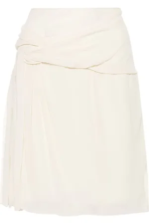 Dior 2010 draped silk miniskirt