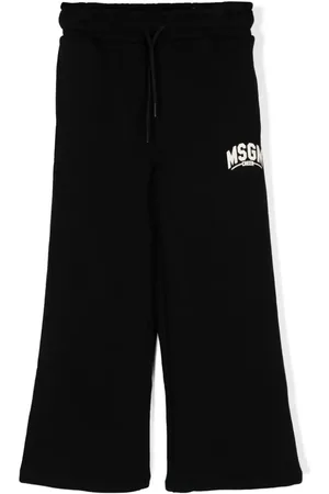 Msgm Logo-print cotton track pants