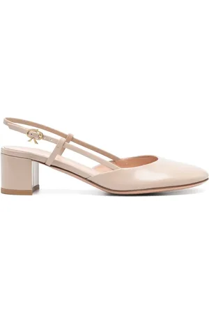 Gianvito Rossi Slingback leather pumps