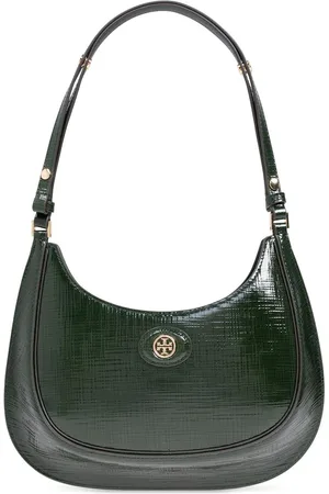 Tory Burch The Robinson Crosshatched shoulder bag