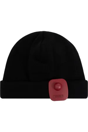 Moschino Logo-tag beanie hat